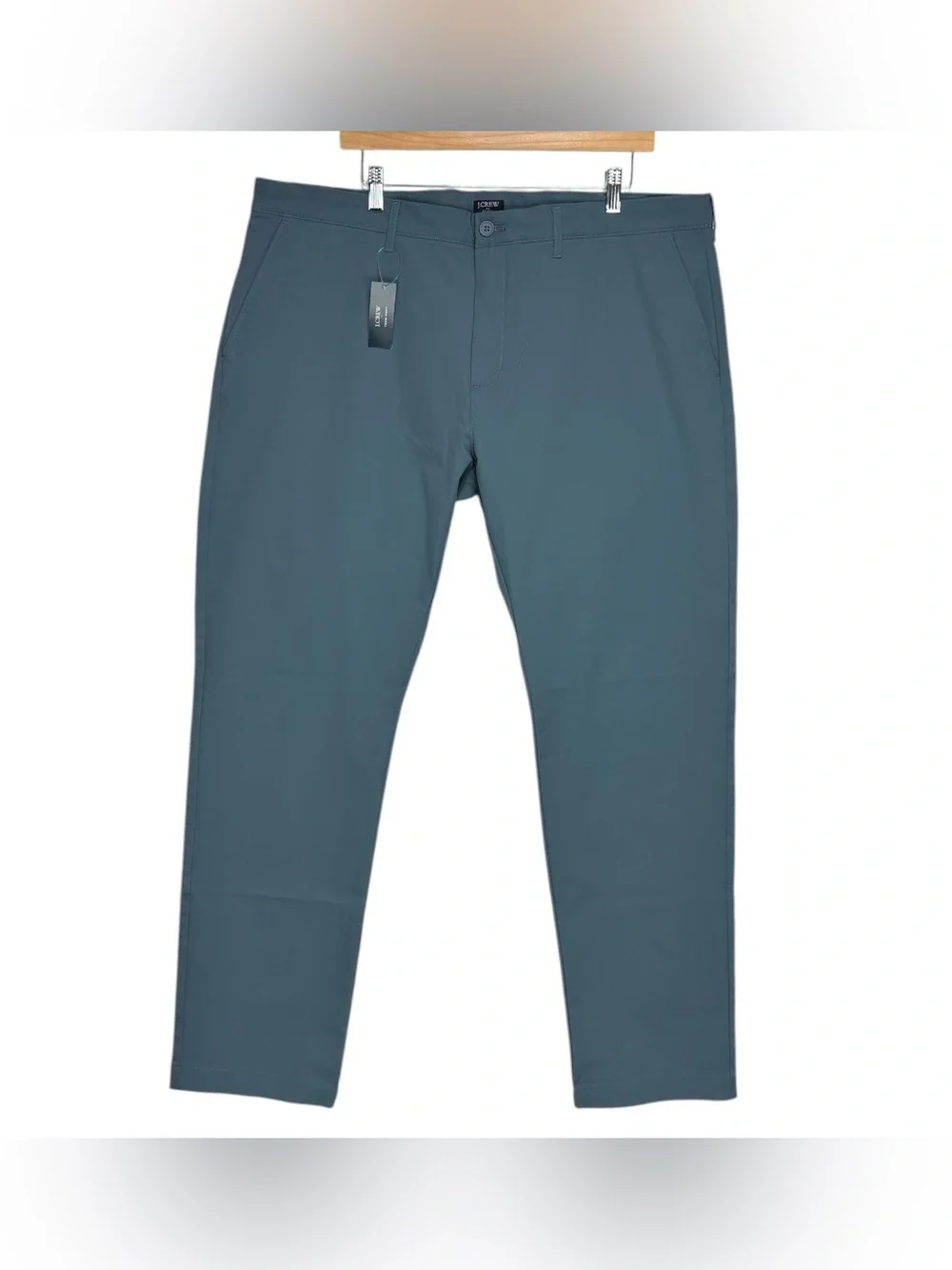 J.Crew Flex Slim Fit Tech Pants Mens 40x32 Blue Stretch Breathable Chino AA712